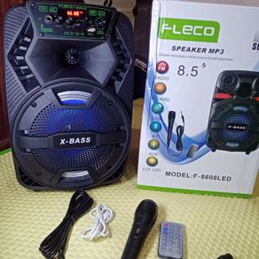 karaoke speaker bluetooth fleco 8606 free mic