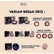BEDAK SR12 VIRAL / DAILY COVER / EXCLUSIVE COMPACT POWDER / MATTE COVER NATURAL LOOSE POWDER