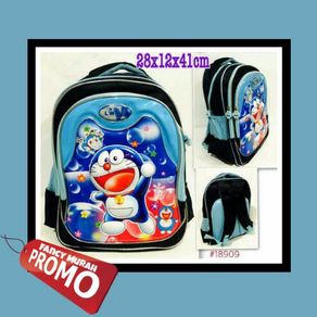 (promo) tas ransel doraemon anak sd timbul backpack good quality