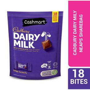 81g Cadbury Dairy Milk 18 Mini Bites Milk Chocolate