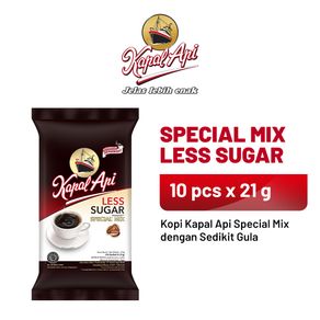 KAPAL API Special Mix Less Sugar 1 Pack (10 x 21 gr)