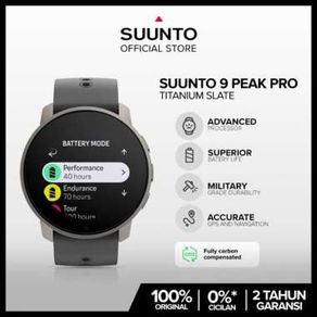 Suunto 9 Peak Pro Titanium Slate - Most Powerful GPS Watch