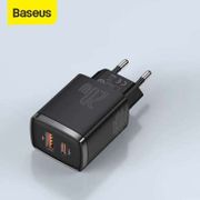 Baseus Kepala Charger Quick Charger QC3.0 Type-C+USB 20W PD Fast Charge