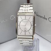 jam tangan pria alexandre christie ac 8549 sapphire silver original