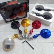 spion jalu bulat warna full cnc flexibel - hitam