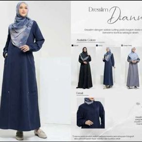 Rabbani Dresslim Dianna Gamis Baju Muslim Wanita XS-XXL