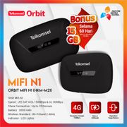 Modem Mifi Telkomsel Orbit Mifi N1 - HKM M21 Wifi 4G LTE Garansi Resmi