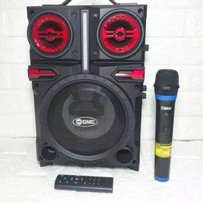 Speaker Portable Gmc 897Q Bonus Mic Wireless Karaoke/Salon Aktif Bluetooth Radio Fm Speaker Wireless