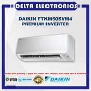 Daikin FTKM50SVM4 Premium Inverter AC Split [2PK] +Instalasi+Vacum+Pipa Set 5M+Kabel+Braket+Duct Tape