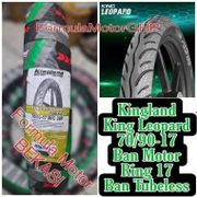 70/90-17 Ban Kingland King Leopard Tubeless - Ban Motor Ring 17
