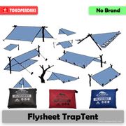 Flysheet 3x4 meter Waterproof Tarptent Atap Tenda Bivak Darurat Tenda Survival