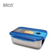 BROS Stainless Steel Rect. 2800ML Wadah Makanan / Container Click-In