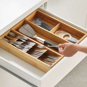 Joseph Joseph Drawerstore Bamboo Cutlery, Utensil & Gadget Organiser
