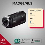 SONY Handycam CX405 / HDR-CX405 HD Handycam warna Hitam , garansi resmi 1tahun Sony Indonesia