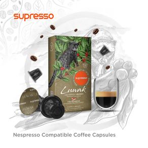 Supresso Luwak Prestige  Arabica Coffee Capsules / Kopi Kapsul | Nespresso Compatible