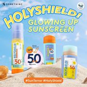 SOMETHINC Holyshield Sunscreen Comfort Corrector Serum | Sunstick | Shake Mist SPF 50+ PA++++