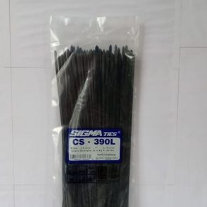 KABEL TIES SIGMA CS 390L LEBAR HITAM 39cm 3PC - KABEL TIS INSULOK