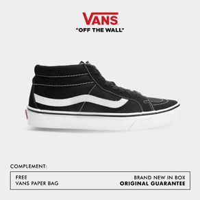 VANS SK8 MID REISSUE BLACK WHITE ORIGINAL 100% BNIB