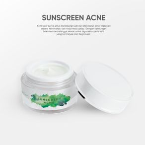sunscreen acne