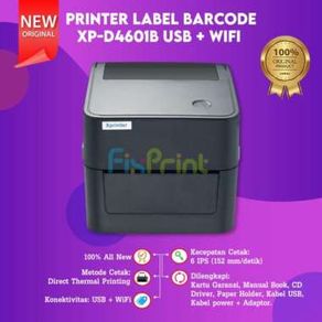 Pilihan printer barcode xprinter xp 4601b a6 usb bluetooth ...