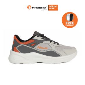 Phoenix Hadji Sepatu Sneakers Pria - Grey