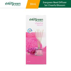 Evergreen Reed Diffuser Set Cheerful Blossom 30ml