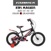 Sepeda Anak Cowok BMX Rubick Kids Magnus 12 Inch Roda Empat Garansi SNI