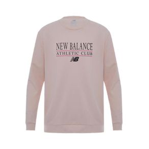 New Balance Athletics Cotton Women's Sweatshirt- Pastel Rose