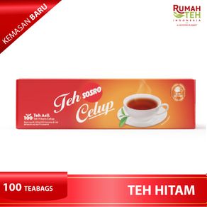 Teh Celup Sosro 100 Bags  - Teh Hitam berkualitas - Tea Bag