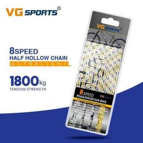 VG Sports Rantai Sepeda Bicycle Chain Half Hollow 8/9/10 Speed