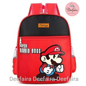tas anak paud tk sd ransel super mario bros - hello kitty - doraemon - mario