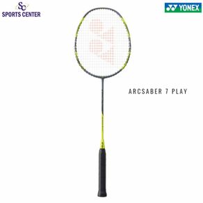 new raket badminton yonex arcsaber 7 play gray yellow - 4ug5