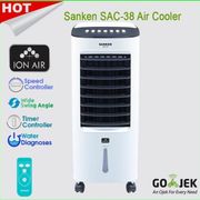 Air Cooler Sanken SAC-38 Canggih Fitur humidifier & ION AIR / AIR COOLER