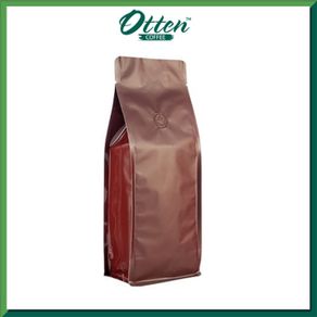 Coffee Bag 500G Box Pouch Brown (10pcs)