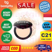 MAKE OVER MAKEOVER POWERSTAY MATTE POWDER FOUNDATION C21 PINK IVORY BEDAK PADAT KULIT NORMAL OILY BERMINYAK 12 GRAM