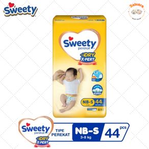 Sweety Popok Bayi Perekat NB-S 44 Dry Xpert Newborn Comfort