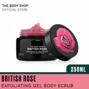 The Body Shop British Rose Exfoliating Gel Body Scrub 250ml