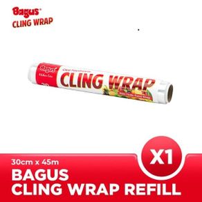 TcHome Bagus Refill Cling Wrap 30 CM X 45 M Polyethylene Non-PVC W-21412