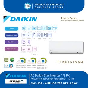 AC Daikin 1/2 PK Inverter Thailand FTKC Series