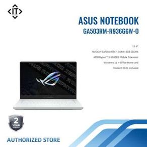 Asus ROG Laptop Gaming 15.6"/R9-6900HS/8GB/1TB - (GA503RM-R936G6W-O) Moonlight White