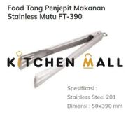 FT-390 Food Tong - Penjepit Makanan Stainless - Penjepit Tahan Karat