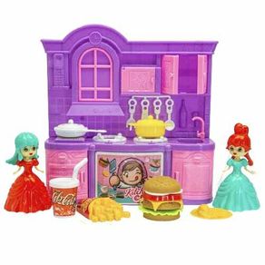 COD PROMO MK28 MAINAN MURAH ANAK KITCHEN SET + BONEKA BARBIE SET / MAINAN MASAKAN SET