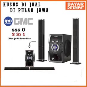 GMC Speaker Multimedia Bluetooth GMC 885U 2 in 1 suara mantul