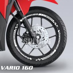 Stiker Lis Velg Motor Honda Vario 160 Cutting Sticker Variasi Pelek Keren Aksesoris Terbaru