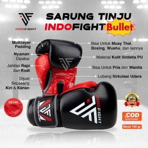 sarung tinju muay thai boxing gloves indofight bgt2 - 8 oz