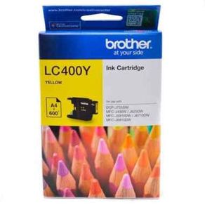 BROTHER Tinta LC400Y | LC400 Y | LC-400Y Original Yellow