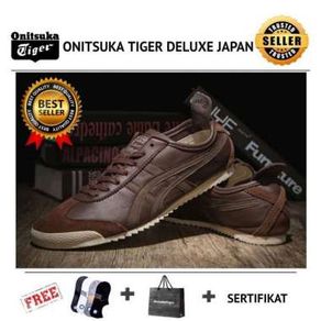 Sepatu Onitsuka tiger deluxe japan brown