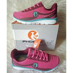 Sepatu sport brand original Phoenix pink tosca