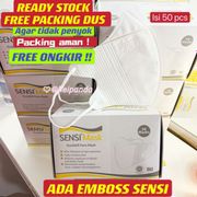 masker sensi duckbill 1 box isi 50 pcs ready stock