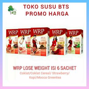 wrp meal replacement isi 6 sachet/ susu diet wrp - coklat cereal full packing